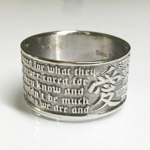 Esempio di gioiello personalizzato MyRing