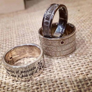 Esempio di gioiello personalizzato MyRing