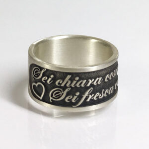 Esempio di gioiello personalizzato MyRing