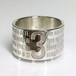 Esempio di gioiello personalizzato MyRing