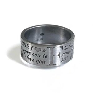 Esempio di gioiello personalizzato MyRing