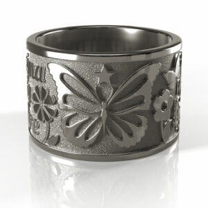 <h2>Black rhodium</h2><p>Plating in a dark, almost anthracite colour, ideal for lovers of typically “dark“ tones.</p>