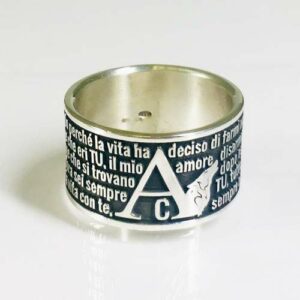 Esempio di gioiello personalizzato MyRing