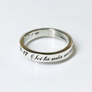 Esempio di gioiello personalizzato MyRing