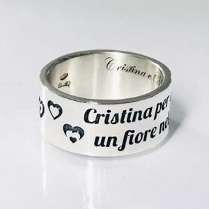 Esempio di gioiello personalizzato MyRing