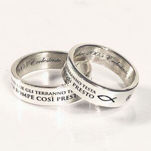 Esempio di gioiello personalizzato MyRing